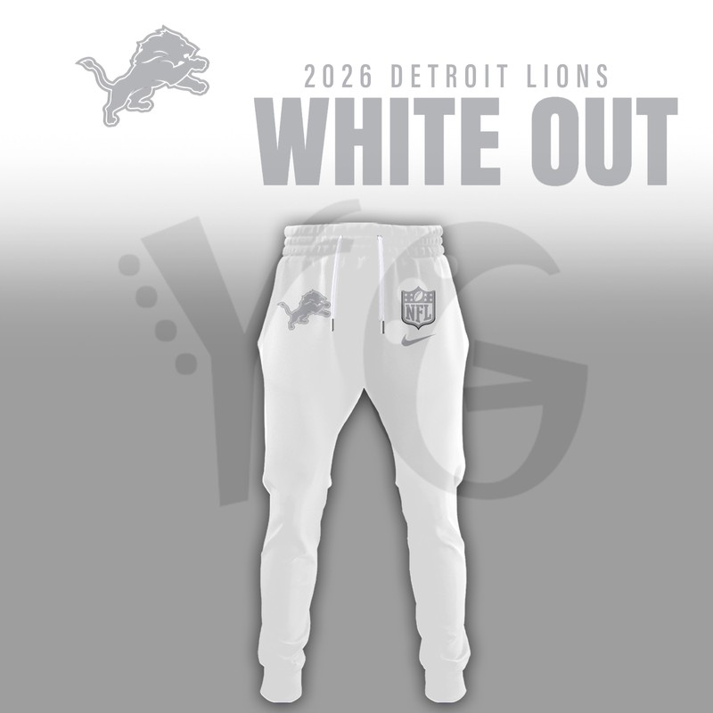 Detroit Lions 2026 White Out Limited Edition Collection Detroit Lions 2026 White Out Limited Edition Collection
