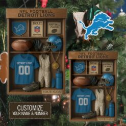 Detroit Lions NFL Football Locker Limited Edition Ornament Detroit Lions NFL Football Locker Limited Edition Ornament