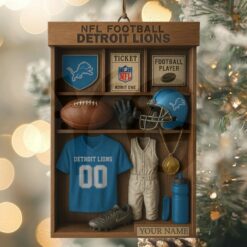 Detroit Lions NFL Football Locker Limited Edition Ornament