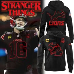 Detroit Lions Stranger Things Limited Edition Hoodie