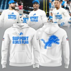 Detroit Lions Support Girls Flag Limited Edition Shirt Collection