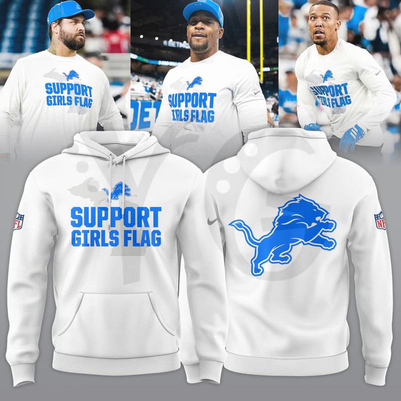 Detroit Lions Support Girls Flag Limited Edition Shirt Collection Detroit Lions Support Girls Flag Limited Edition Shirt Collection