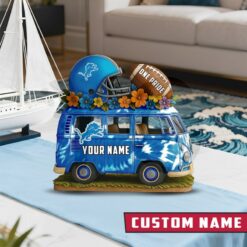 Detroit Lions Van Bus Special Home Decor Gift Acrylic Plaque 3