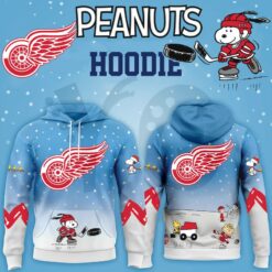 Detroit Red Wings x Peanuts And Snoopy Special Edition Hoodie