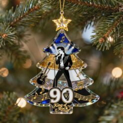 Elvis Presley 90th Anniversary Christmas Tree Ornament