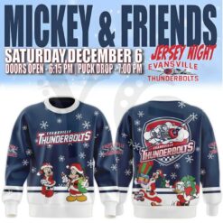 Evansville Thunderbolts x Mickey Christmas Collection
