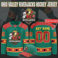 Evansville Thunderbolts x OHIO VALLEY RIVERJACKS Hockey Jersey Evansville Thunderbolts x OHIO VALLEY RIVERJACKS Hockey Jersey