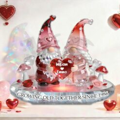 Gnome Growing Old Together Special Couple Plaque
