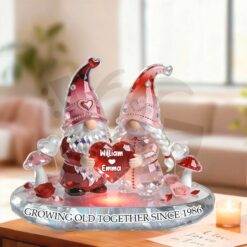 Gnome Growing Old Together Special Couple Plaque