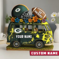 Green Bay Packers Van Bus Special Home Decor Gift Acrylic Plaque