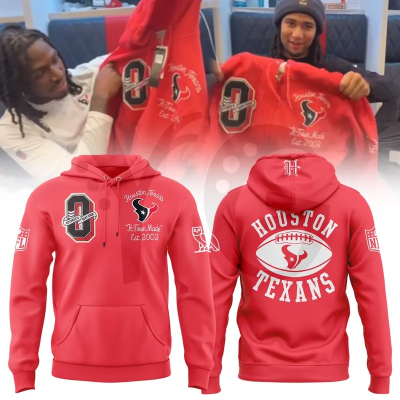 Houston Texans x OVO H-Town Made 2002 Special Hoodie Houston Texans x OVO H-Town Made 2002 Special Hoodie