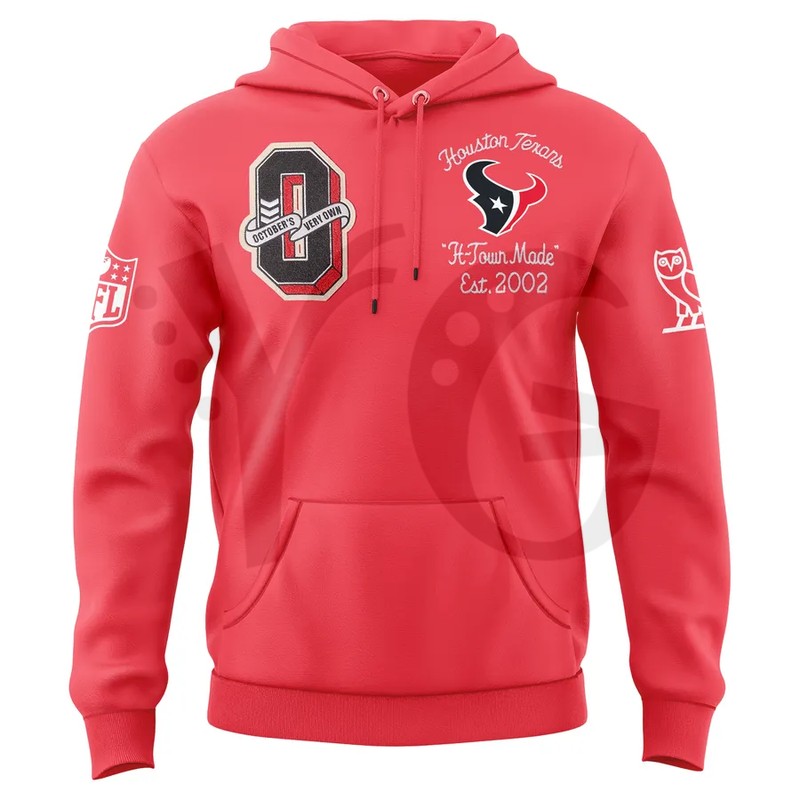 Houston Texans x OVO H-Town Made 2002 Special Hoodie Houston Texans x OVO H-Town Made 2002 Special Hoodie