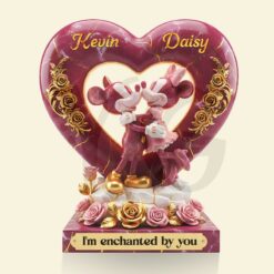 Im Enchanted By You Mickey Valentine Acrylic Plaque 3