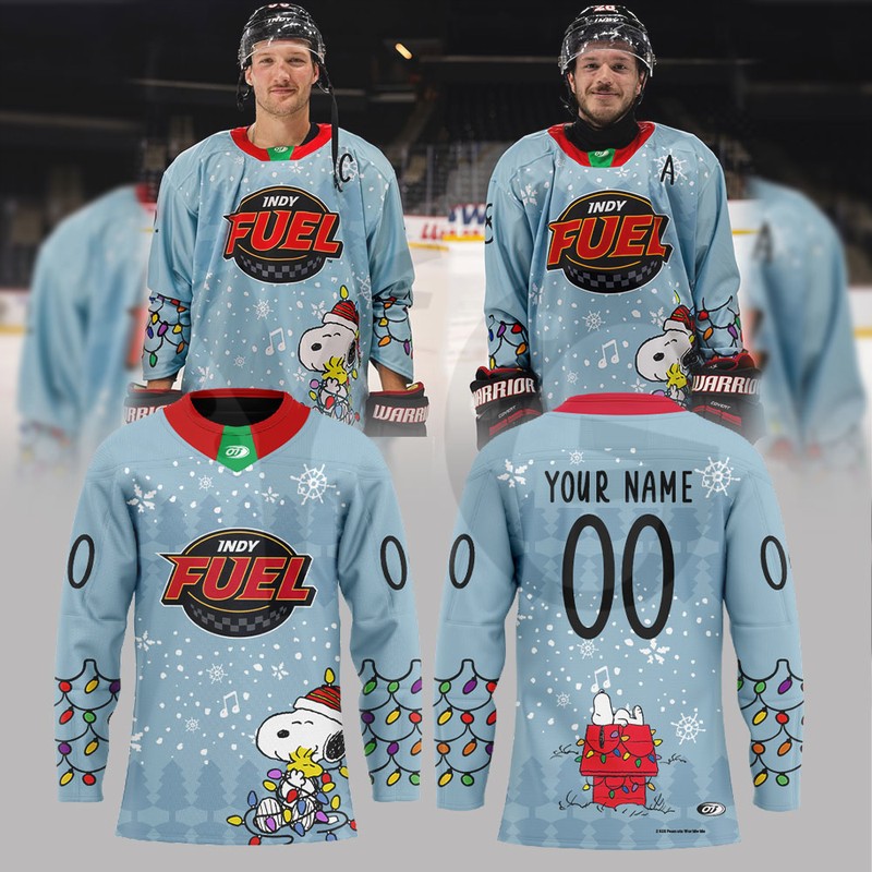 Indy Fuel Peanuts Night Special Edition Hockey Jersey Indy Fuel Peanuts Night Special Edition Hockey Jersey