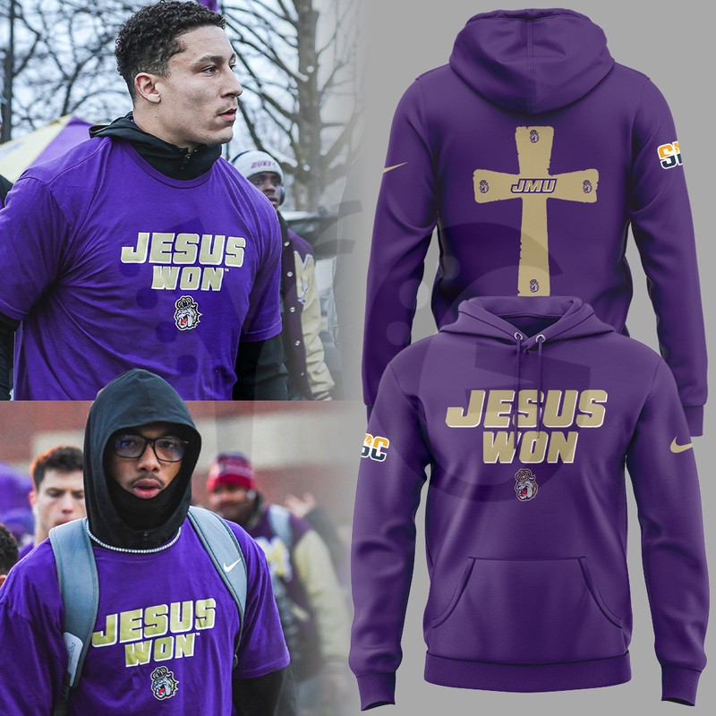 James Madison Dukes Jesus Won Special Shirt Collection James Madison Dukes Jesus Won Special Shirt Collection