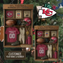 Kansas City Chiefs NFL Football Locker Limited Edition Ornament Kansas City Chiefs NFL Football Locker Limited Edition Ornament