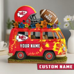 Kansas City Chiefs Van Bus Special Home Decor Gift Acrylic Plaque