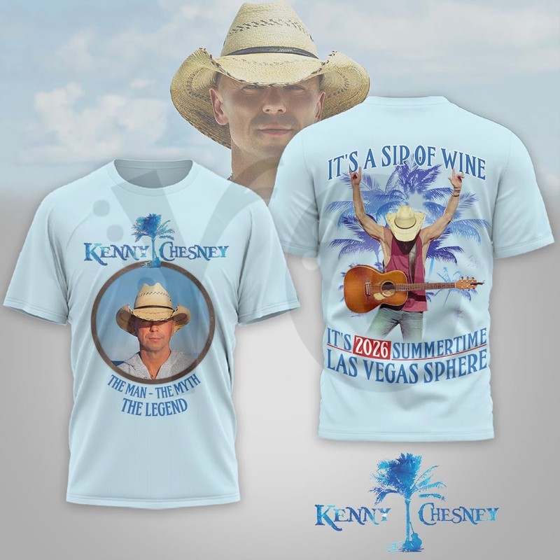Kenny Chesney 2026 Summer Time T-Shirt Kenny Chesney 2026 Summer Time T-Shirt