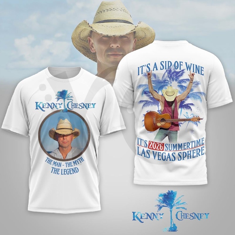 Kenny Chesney 2026 Summer Time T-Shirt Kenny Chesney 2026 Summer Time T-Shirt
