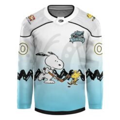 Knoxville Ice Bears Peanuts Night Hockey Jersey