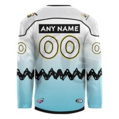 Knoxville Ice Bears Peanuts Night Hockey Jersey 3