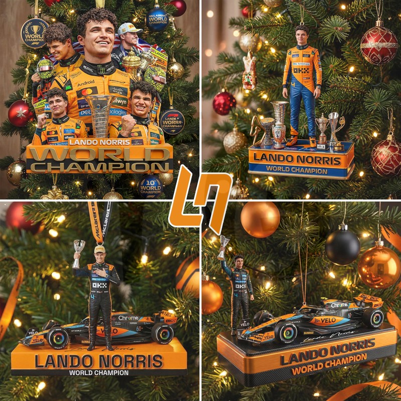 Lando Norris F1 World Championship Special Ornaments Lando Norris F1 World Championship Special Ornaments