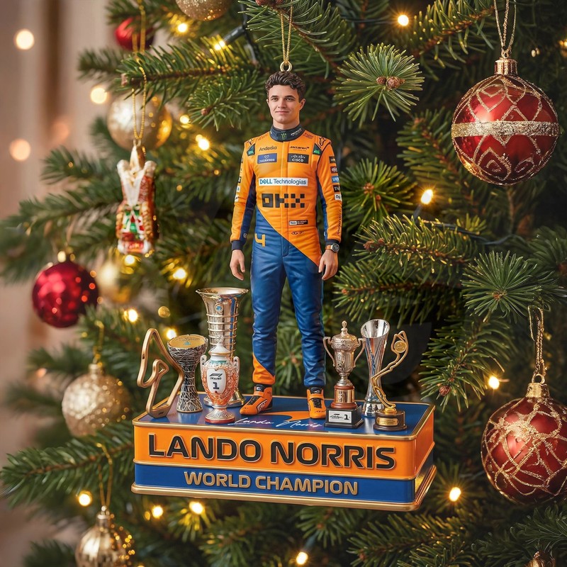 Lando Norris F1 World Championship Special Ornaments Lando Norris F1 World Championship Special Ornaments