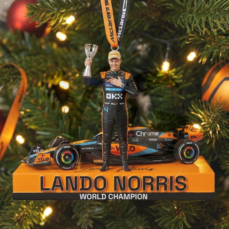 Lando Norris F1 World Championship Special Ornaments Lando Norris F1 World Championship Special Ornaments