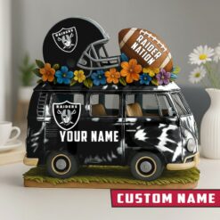 Las Vegas Raiders Van Bus Special Home Decor Gift Acrylic Plaque