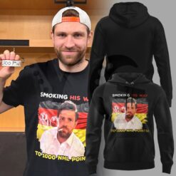 Leon Draisaitl Smoking His Way To 1000 NHL Points Shirt Collection