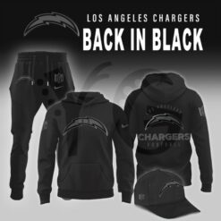 Los Angeles Chargers 2025 Back In Black Limited Edition Shirt Collection