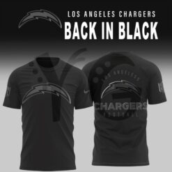 Los Angeles Chargers 2025 Back In Black Limited Edition Shirt Collection 3