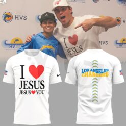 Los Angeles Chargers I Love Jesus Shirt Collection