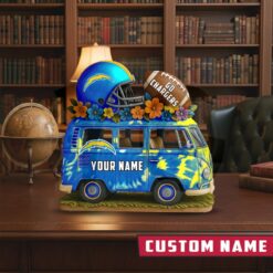 Los Angeles Chargers Van Bus Special Home Decor Gift Acrylic Plaque