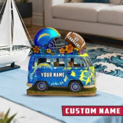 Los Angeles Chargers Van Bus Special Home Decor Gift Acrylic Plaque 3