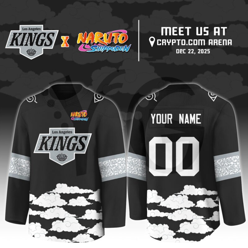 Los Angeles Kings x Naruto Shippuden Special Hockey Jersey Los Angeles Kings x Naruto Shippuden Special Hockey Jersey