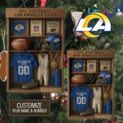 Los Angeles Rams NFL Football Locker Limited Edition Ornament Los Angeles Rams NFL Football Locker Limited Edition Ornament
