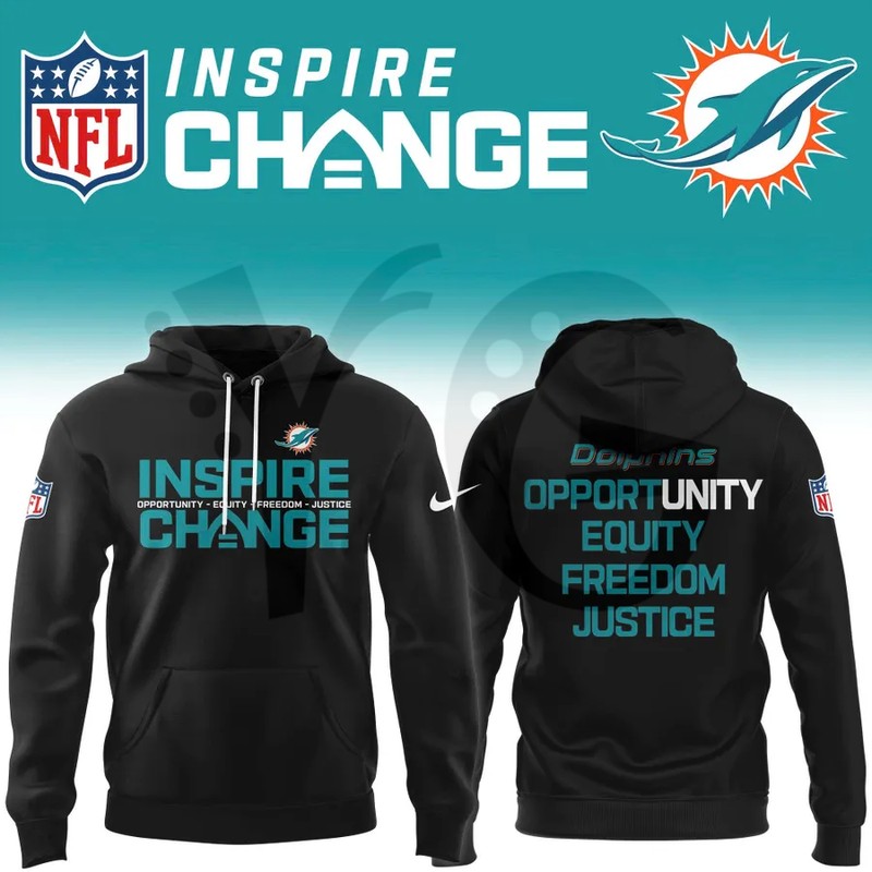 Miami Dolphins 2026 Inspire Change Hoodie Miami Dolphins 2026 Inspire Change Hoodie
