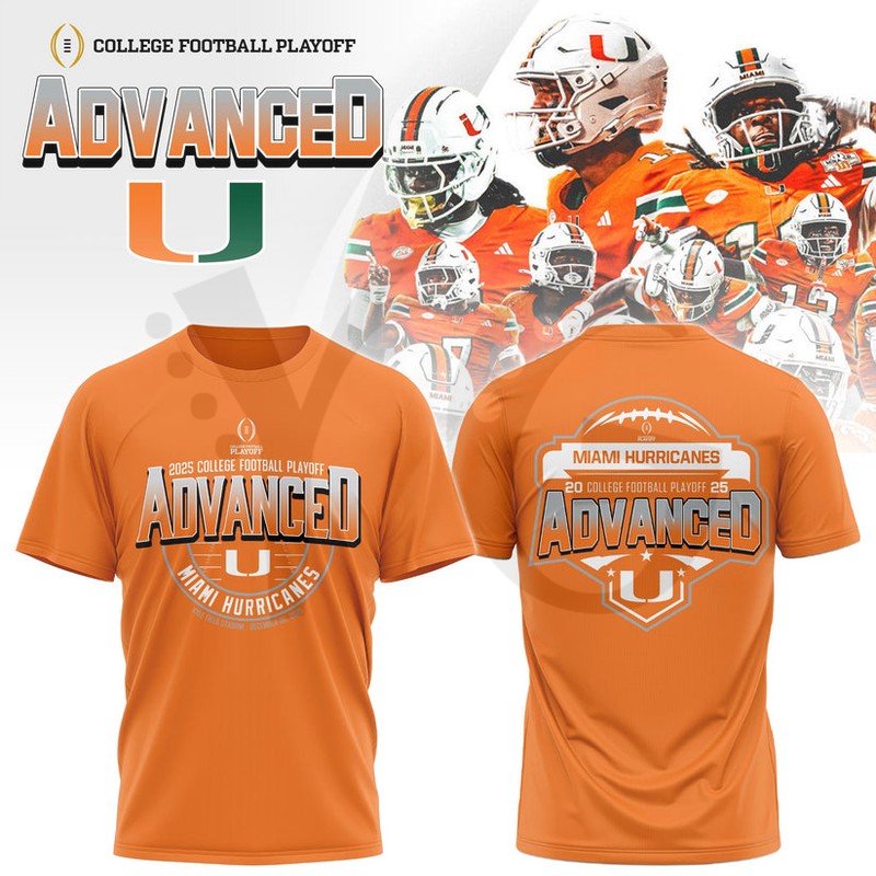 Miami Hurricanes 2025 College Football Playoff Shirt Collection Miami Hurricanes 2025 College Football Playoff Shirt Collection