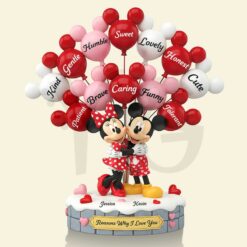 Mickey and Minnie Romantic Couple Acrylic Plaque 3