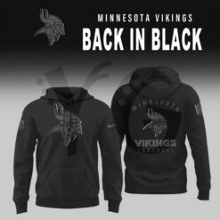 Minnesota Vikings 2025 Back In Black Limited Edition Shirt Collection