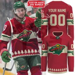 Minnesota Wild Christmas Night Limited Edition Hockey Jersey