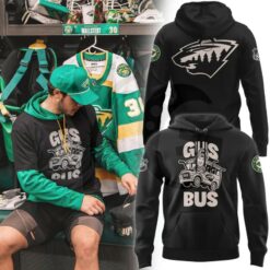 Minnesota Wild GUS BUS Special Edition Hoodie 3