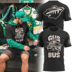 Minnesota Wild GUS BUS Special Edition Hoodie 4