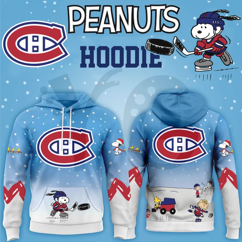 Montreal Canadiens x Peanuts Limited Edition Hoodie Montreal Canadiens x Peanuts Limited Edition Hoodie