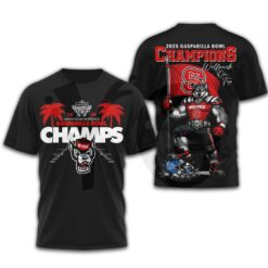 NC State Wolfpack 2025 Union Home Mortgage Gasparilla Bowl Champions Shirt Collection