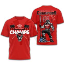 NC State Wolfpack 2025 Union Home Mortgage Gasparilla Bowl Champions Shirt Collection 3