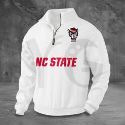 NC State Wolfpack PREMIUM Half-Zip Sweater