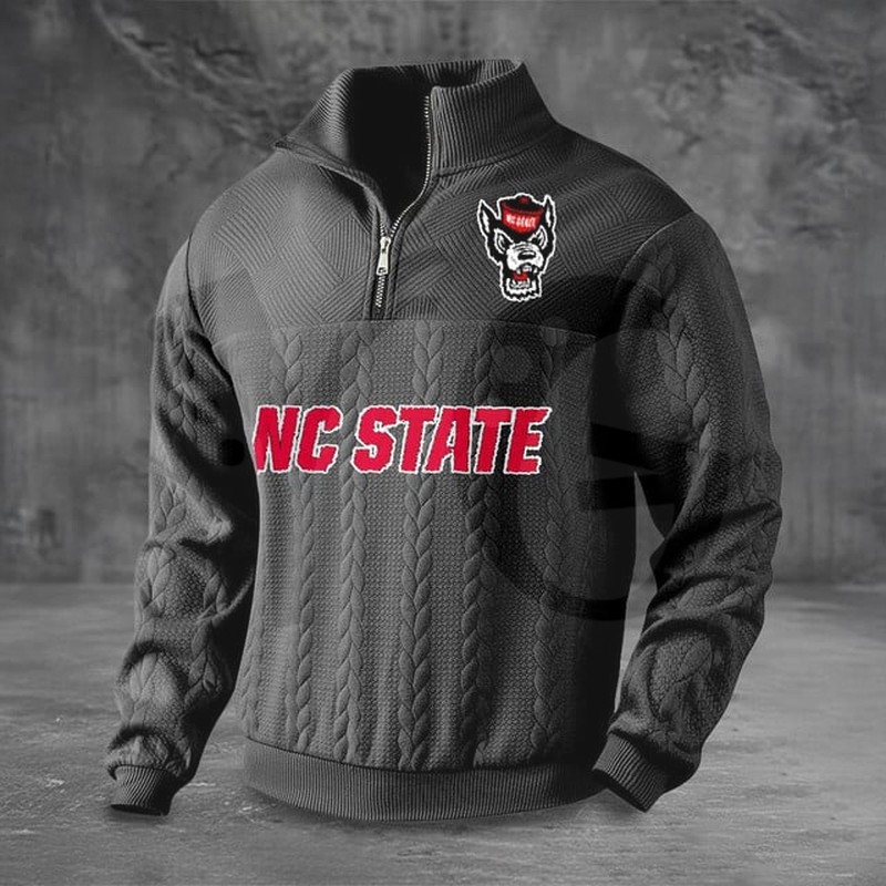 NC State Wolfpack PREMIUM Half-Zip Sweater NC State Wolfpack PREMIUM Half-Zip Sweater