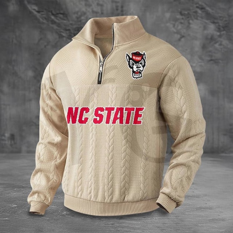 NC State Wolfpack PREMIUM Half-Zip Sweater NC State Wolfpack PREMIUM Half-Zip Sweater